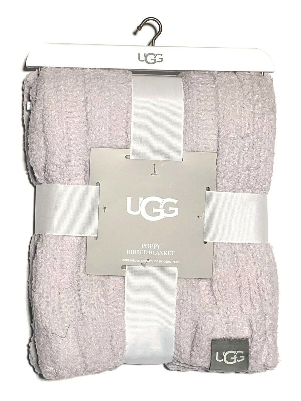 UGG Poppy Chenille Baby Blanket Size: 30” X 40” LILAC Lavender Light Purple NWT